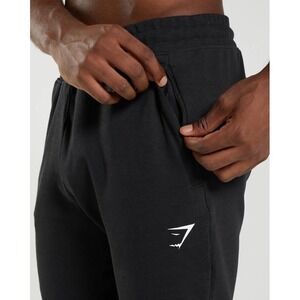 Gymshark Men's Pant/jogger Zipper Pockets Embroidered Logo Sz‎ Medium